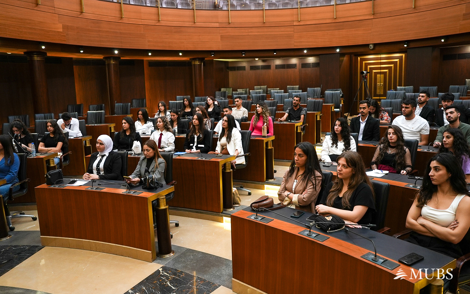 MUBS Students Visit Lebanese Parliament to Discuss Youth Policy Priorities
